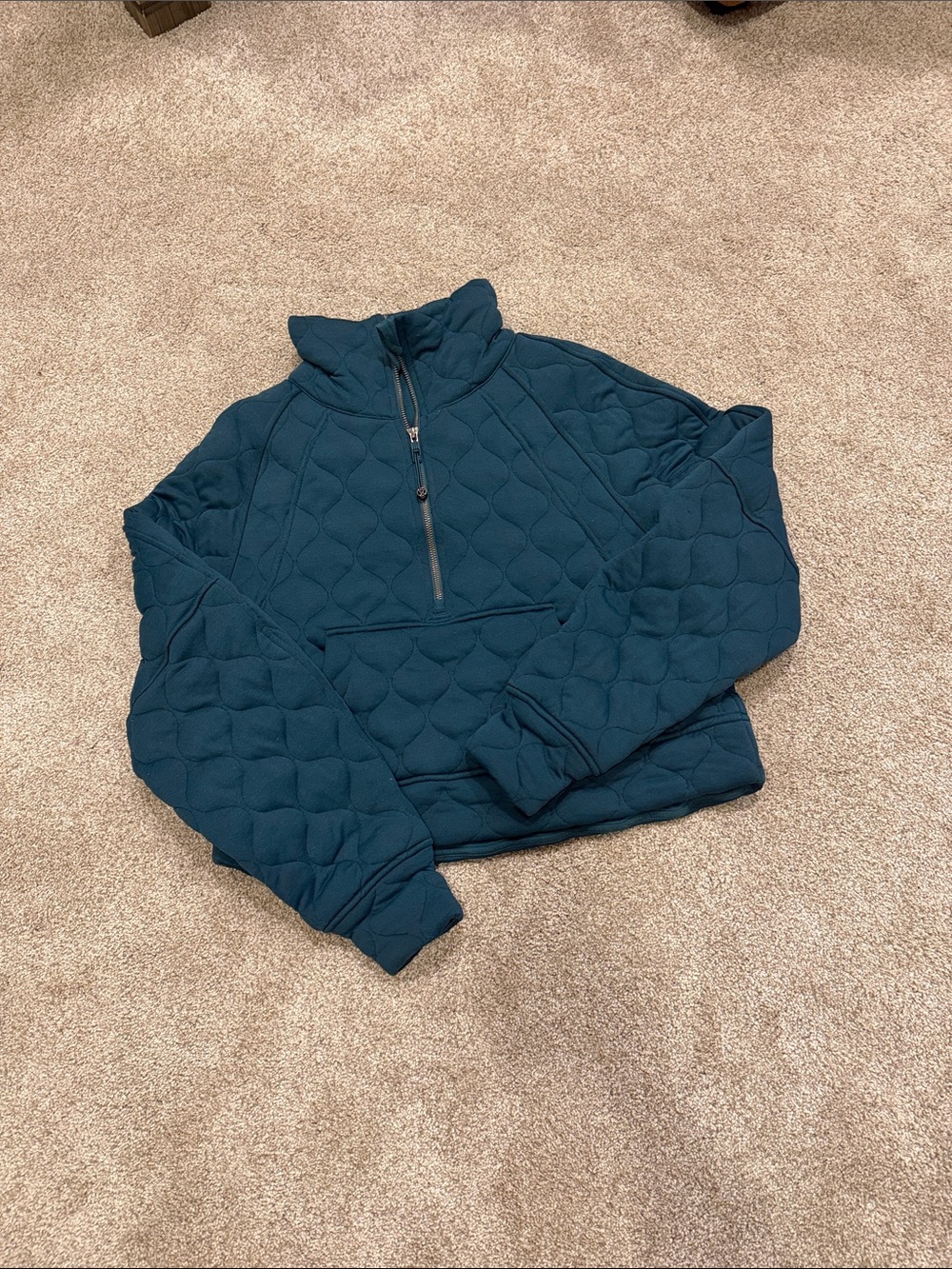 Woman’s Quilted Half-Zip Pullover Jacket